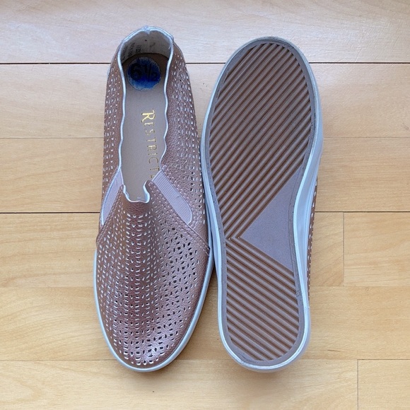 Gold Slip Ons - Picture 3 of 3